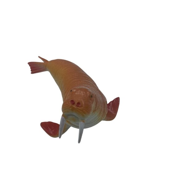 Vtg Realistic Plastic Walrus Animal Figurine Toy 6.5" Educational - Picture 3 of 5